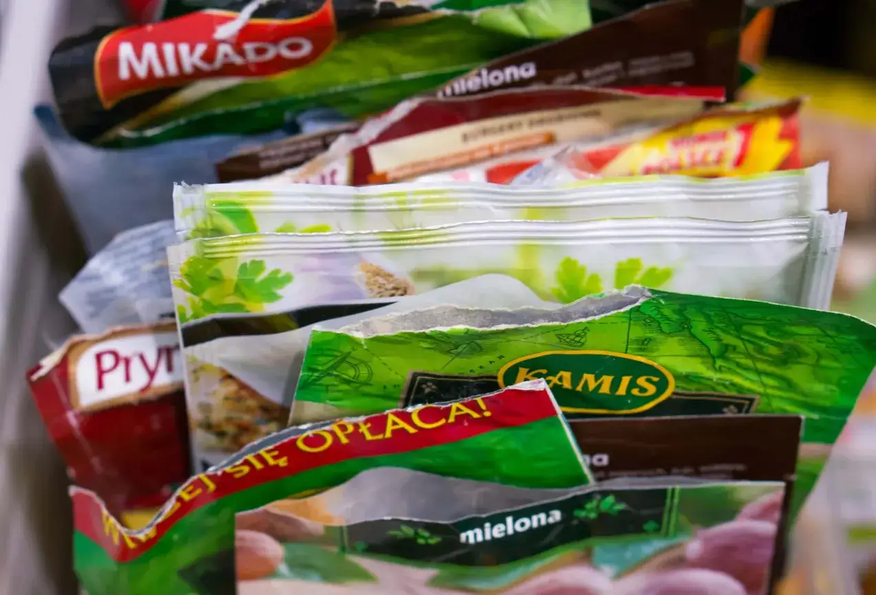 segregacja torebki po przyprawach