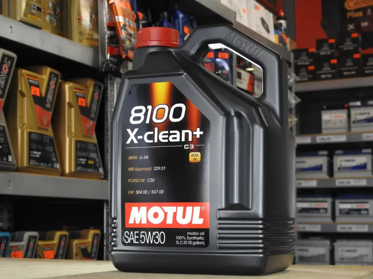 oleje motul 5w30 różne serie butelki