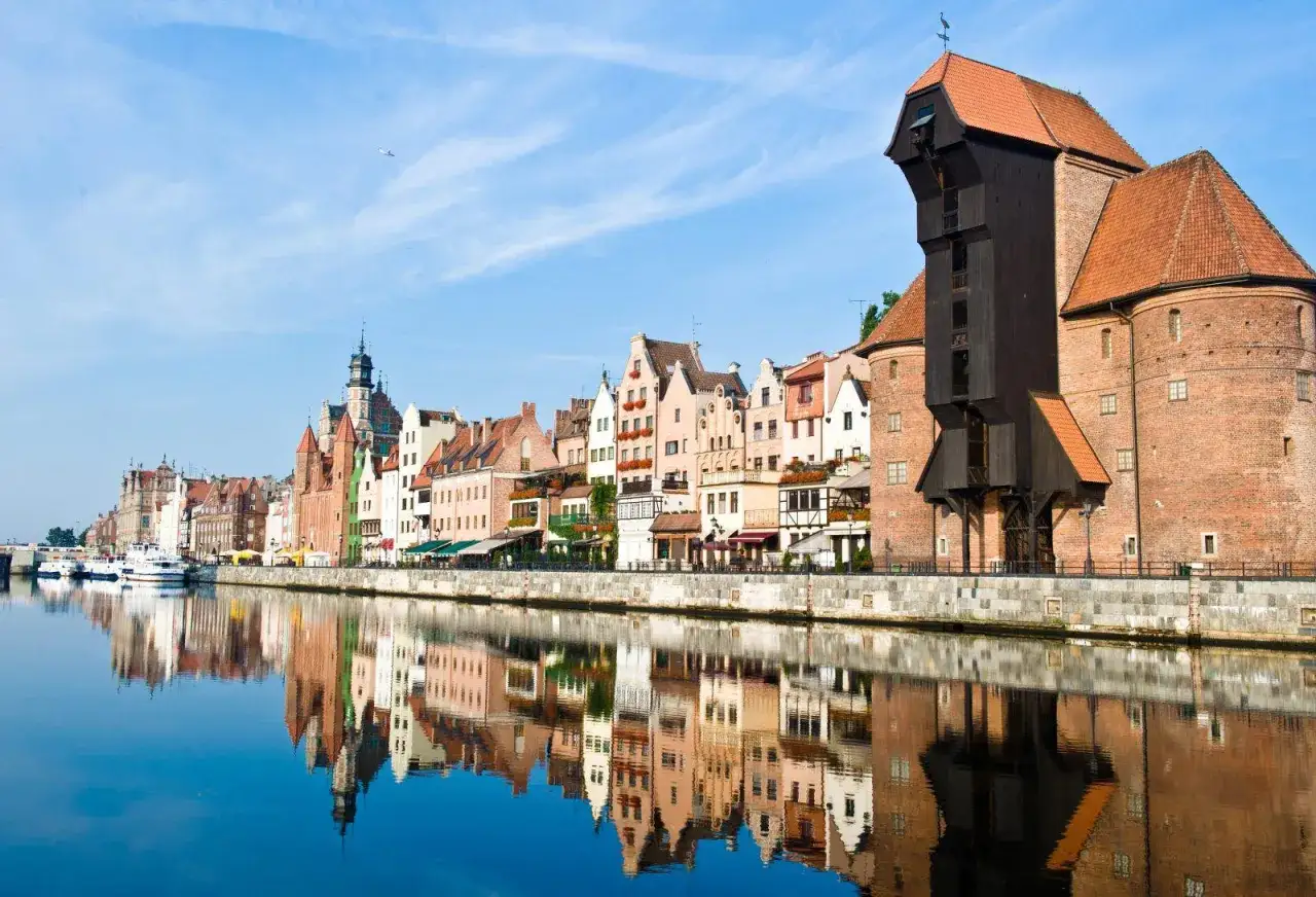 Gdańsk Droga Królewska kamienice