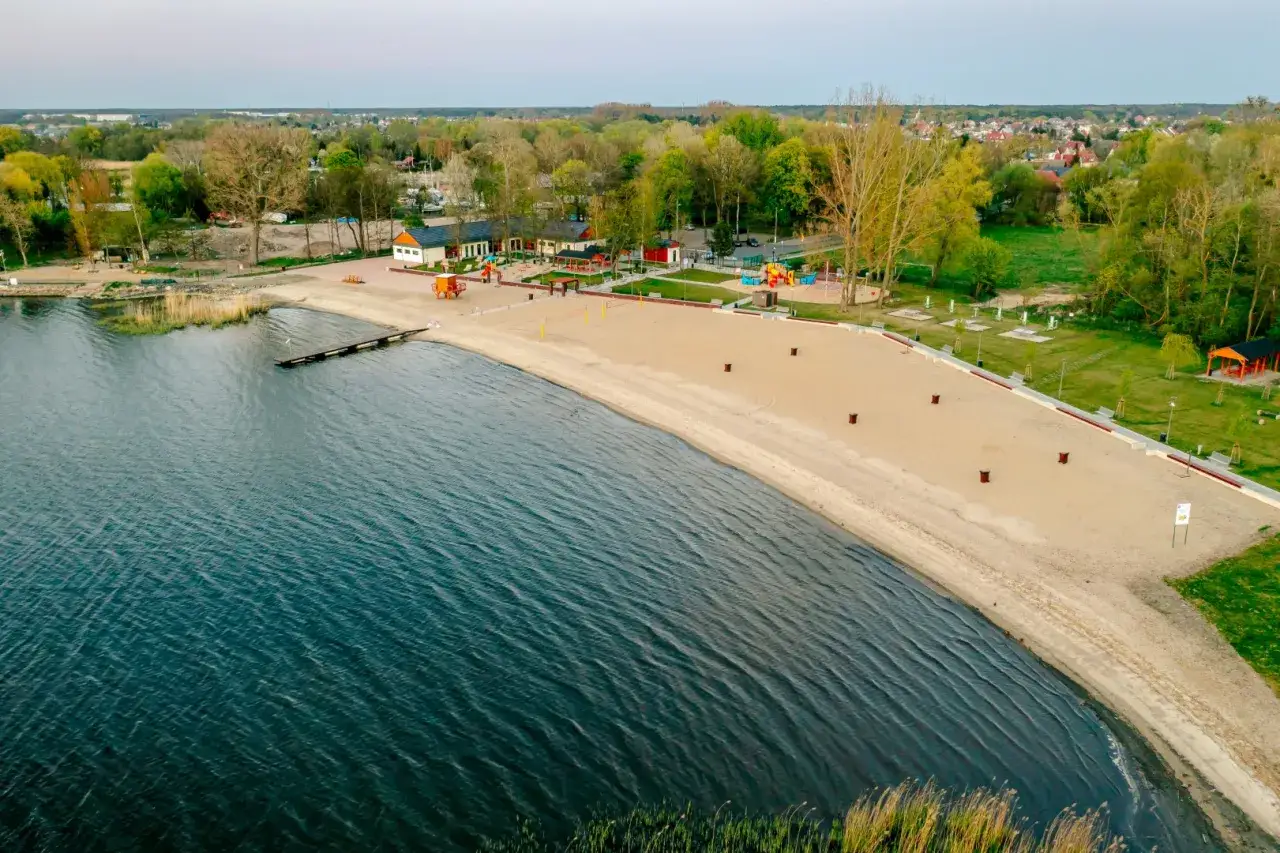 Jezioro Dąbie kąpielisko Szczecin