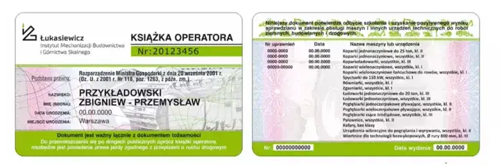 Zakres uprawnień operatora koparko-ładowarki