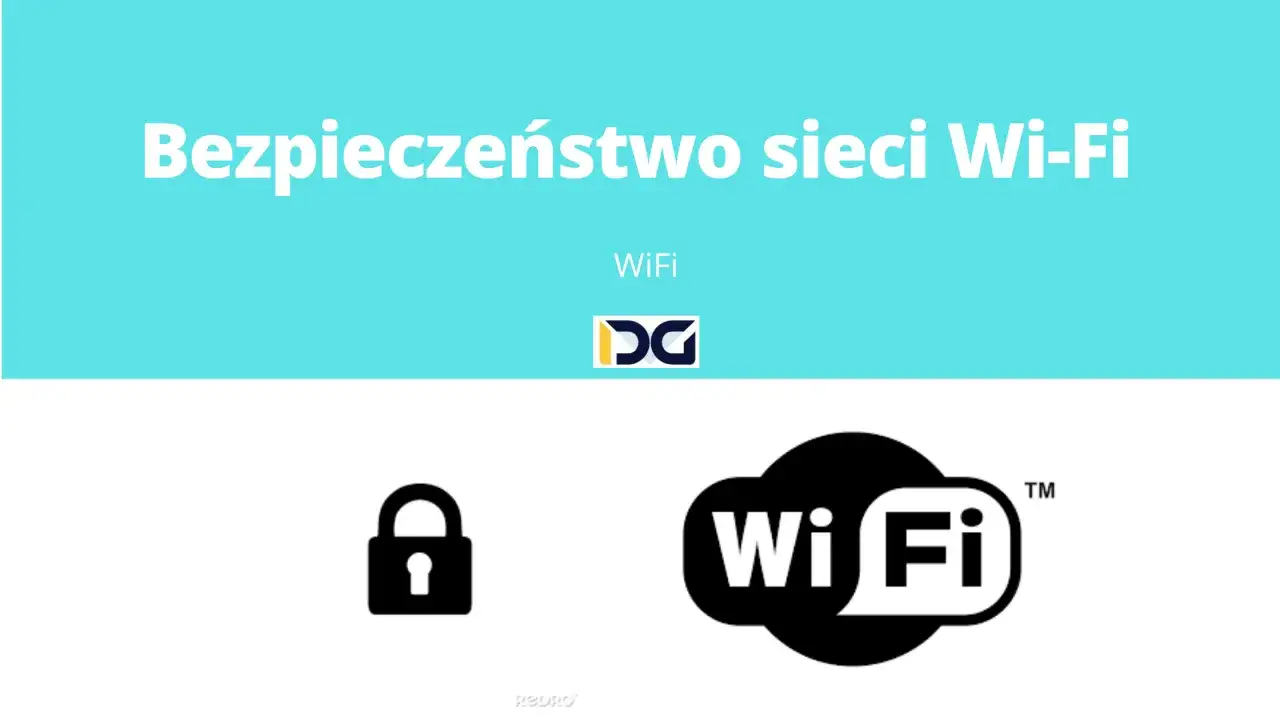 Bezpieczeństwo sieci Wi-Fi: jak zmienić hasło do wifi. Ikona kłódki i logo Wi-Fi.
