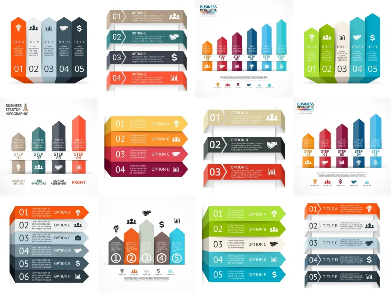 Różne techniki nauki infografika