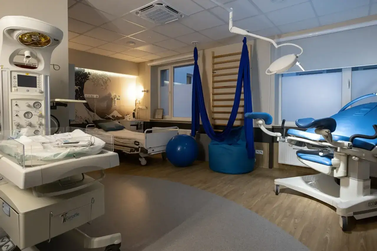 Prywatna klinika poród komfortowa sala