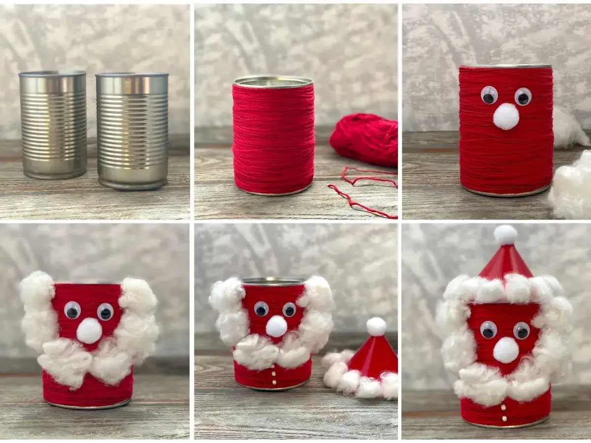 ozdoby świąteczne DIY z recyklingu