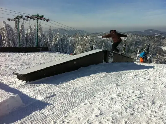 Snowpark Juliany Szczyrk przeszkody setup