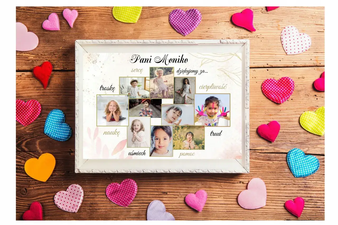 pomysły na prezenty dla nauczyciela kolaż