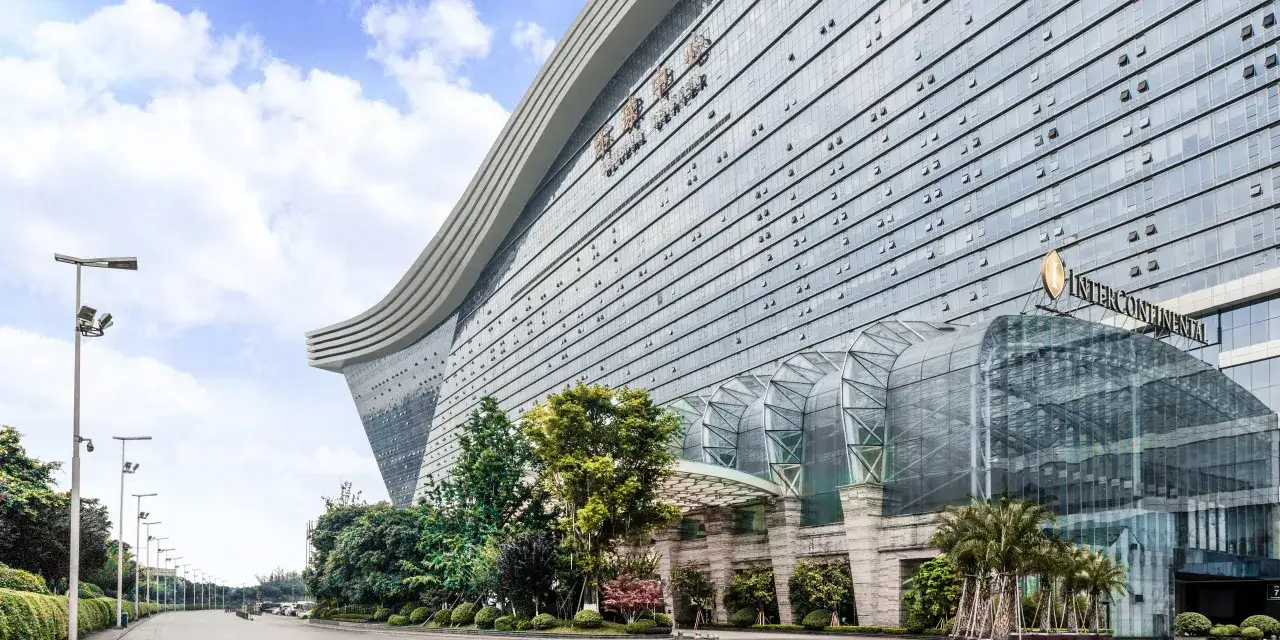 New Century Global Center Chengdu widok z zewnątrz