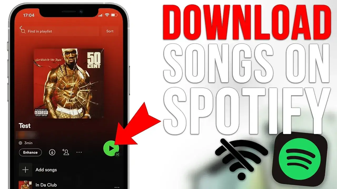 Spotify pobieranie playlisty telefon