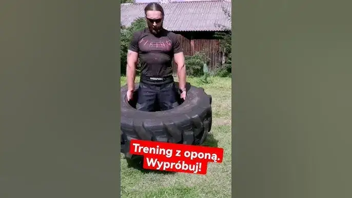 Zdjęcie Domowy trening cardio z oponą - zestaw ćwiczeń