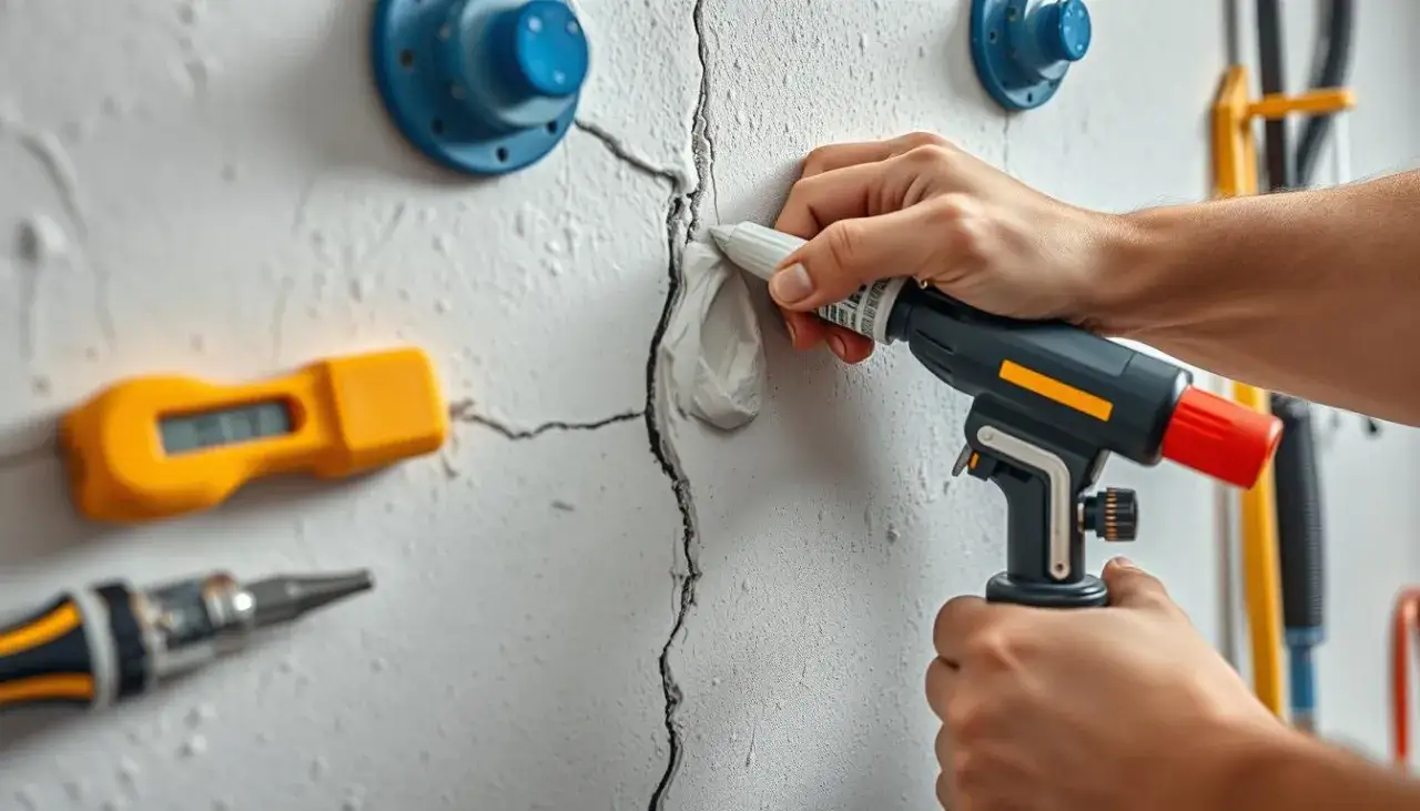 Zdjęcie Czym wypełnić głębokie pęknięcia w ścianie, aby uniknąć problemów?