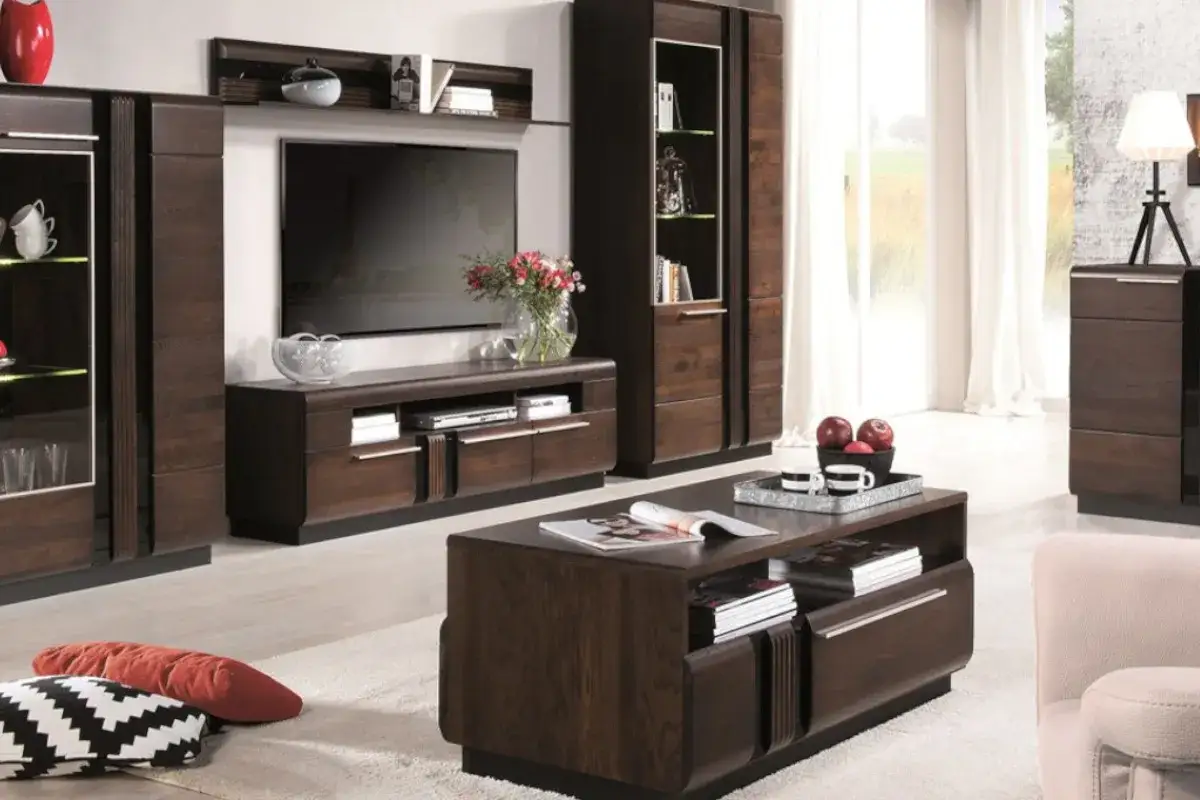 Zdjęcie Jak urządzić salon z ciemnymi meblami: najlepsze porady i inspiracje aranżacyjne