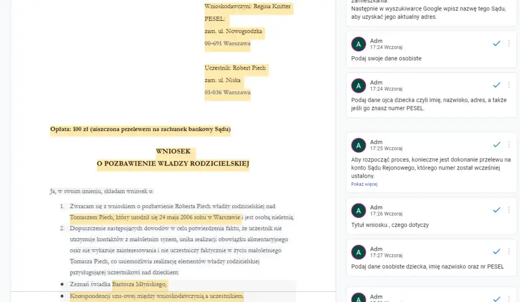 Zdjęcie Jak wypełnić oświadczenie dotyczące władzy rodzicielskiej bez błędów