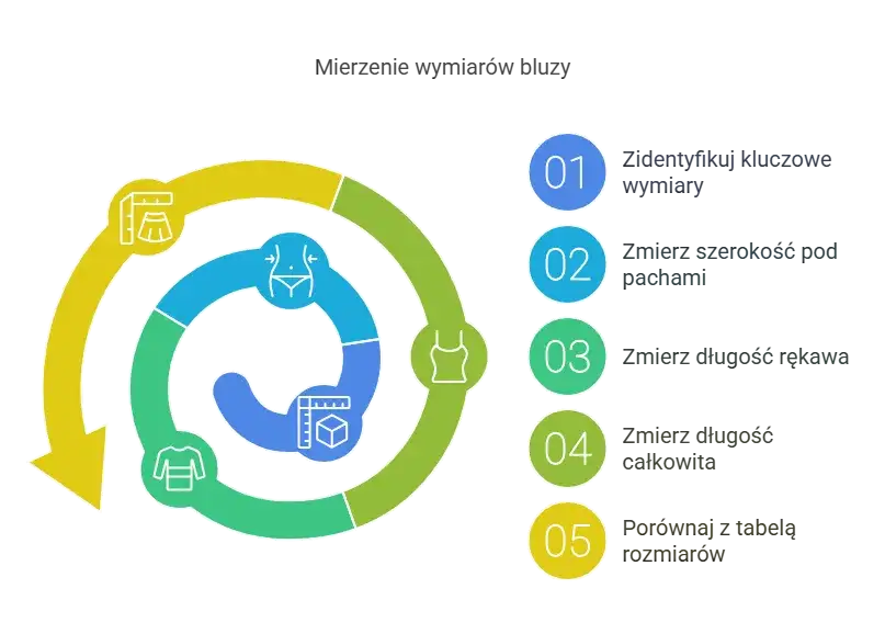 Zdjęcie Jak zmierzyć bluzkę w biuście, aby uniknąć błędnych rozmiarów?