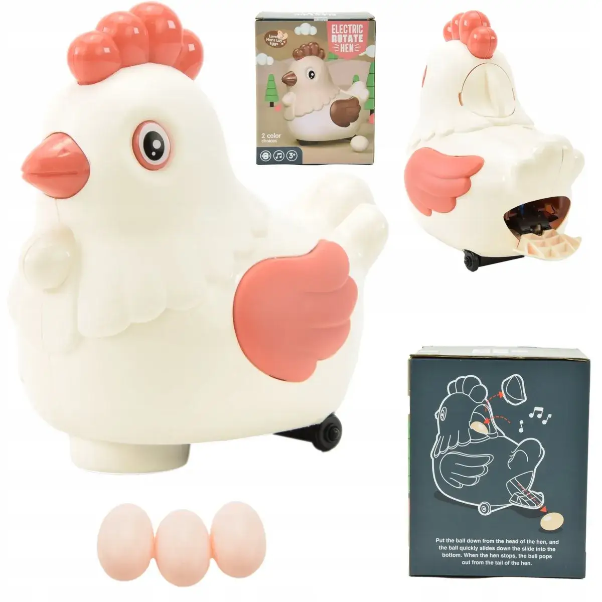 Zdjęcie Zabawka kura znosząca jajka – interaktywna radość dla dzieci
