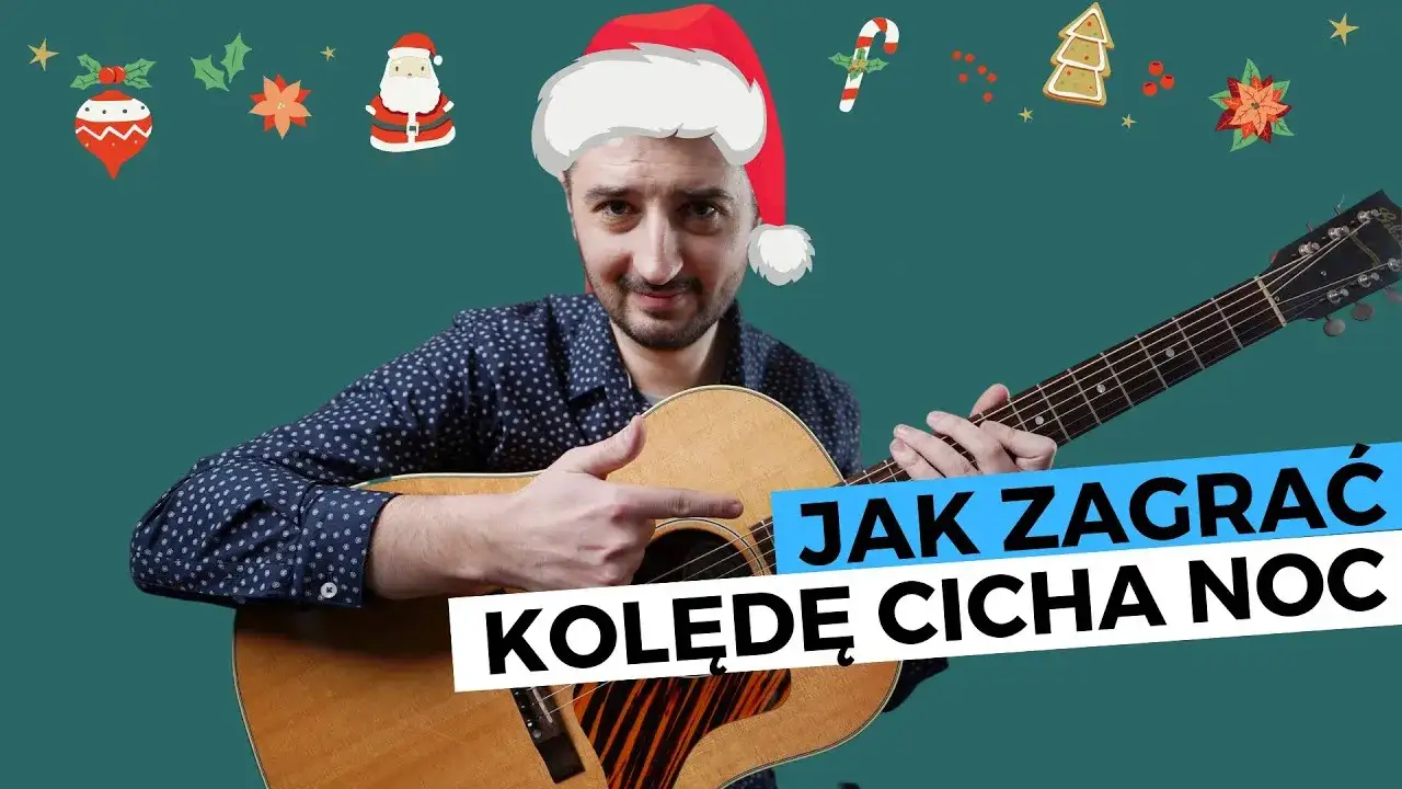 Zdjęcie Jak zagrać na gitarze cicha noc - proste akordy na święta