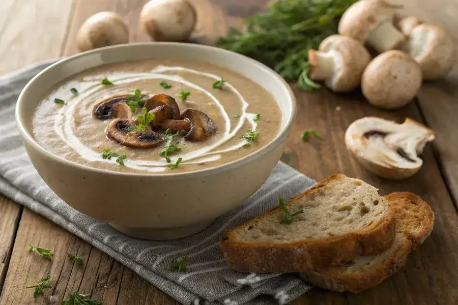 Zdjęcie Zupa grzybowa: przepis krok po kroku. Sekrety smaku i dodatki