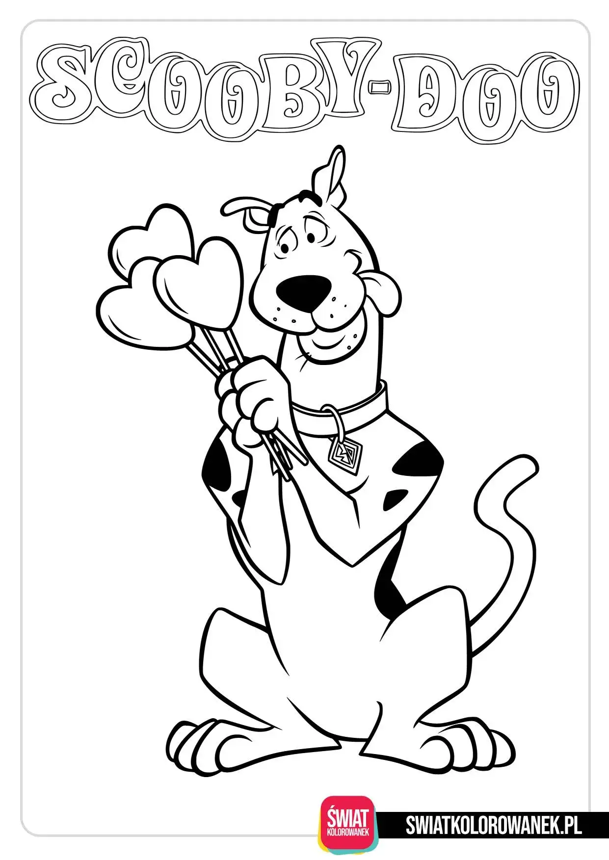 Zdjęcie Kolorowanka Scooby-Doo – Stwórz magiczne chwile z ulubionymi bohaterami