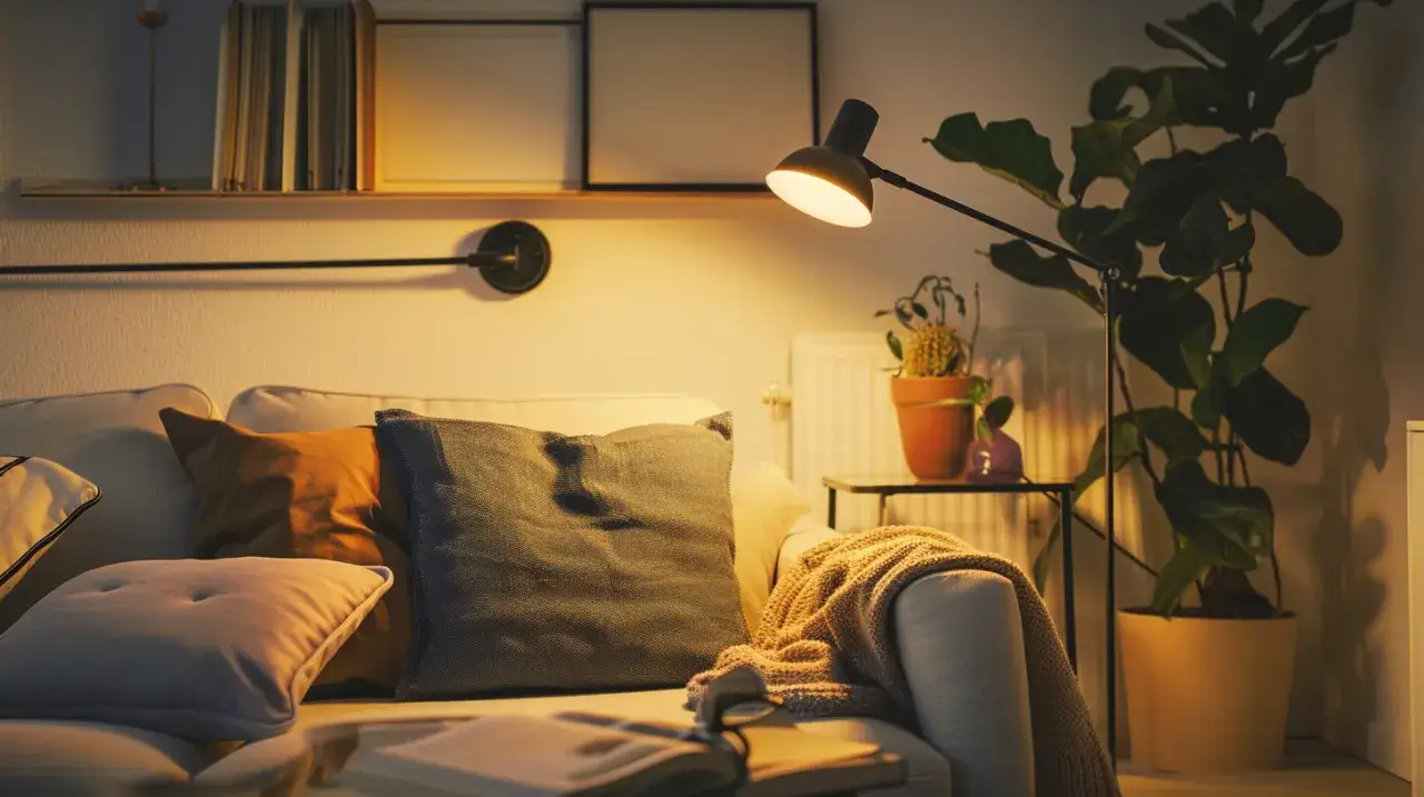 Zdjęcie Lampa na wysięgniku - stylowa lampa ścienna na wysięgniku do każdego wnętrza