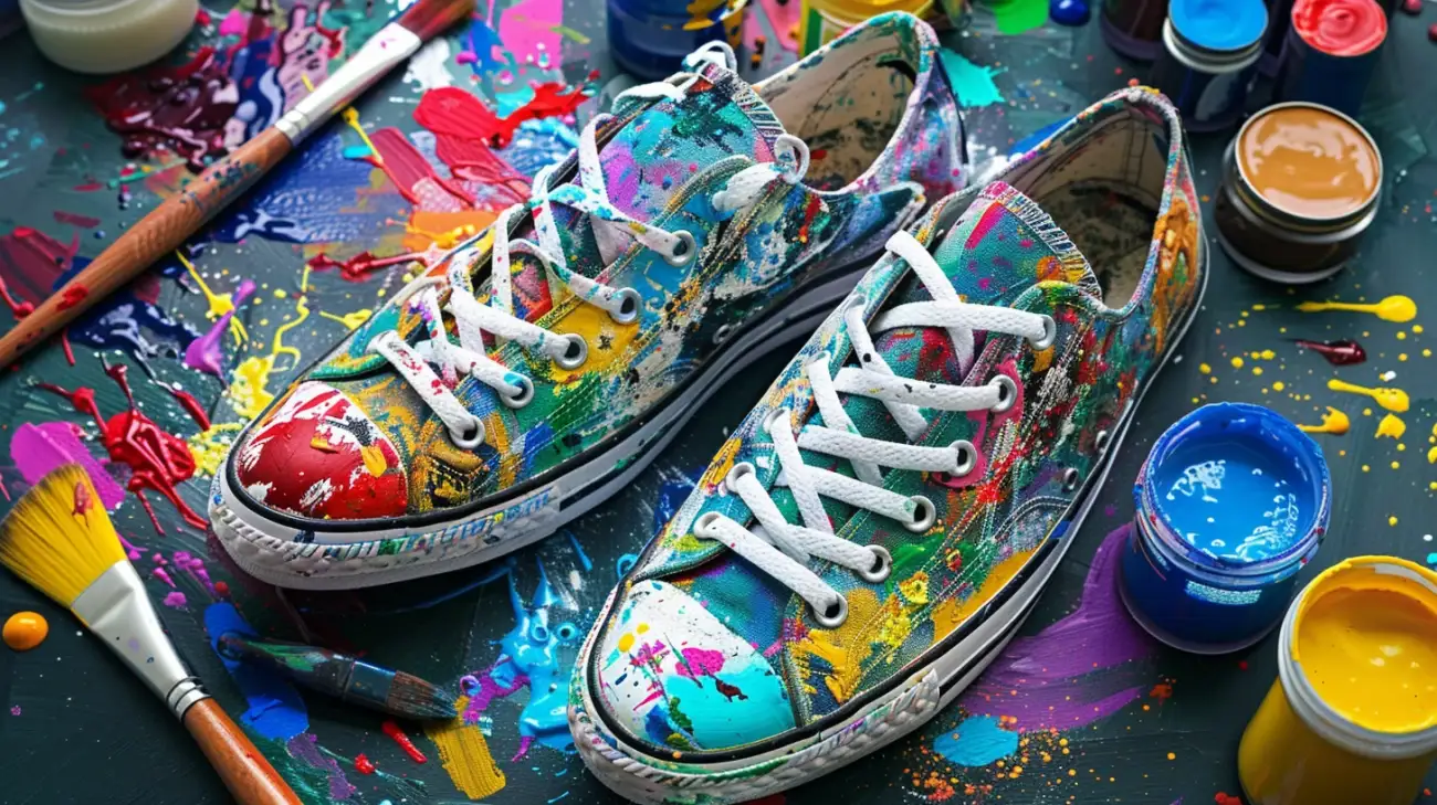 Zdjęcie Farby do malowania butów - kreatywna metamorfoza Twojego obuwia!