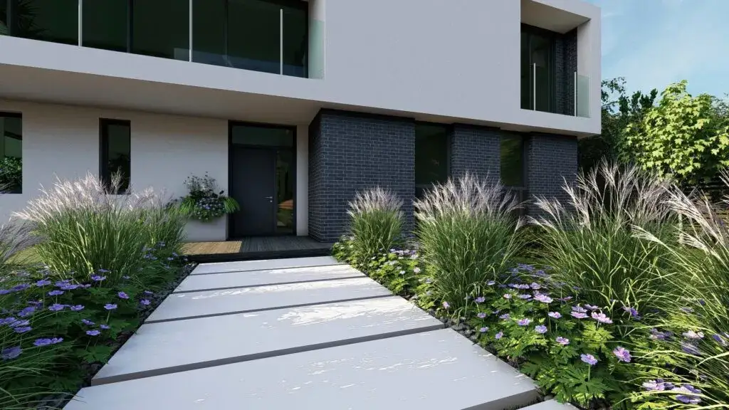 Zdjęcie Ogródek przed domem - Inspiracje i pomysły na aranżację