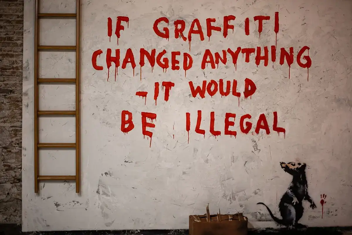 Zdjęcie Kim jest Banksy? Tajemniczy artysta uliczny i jego wpływ na sztukę