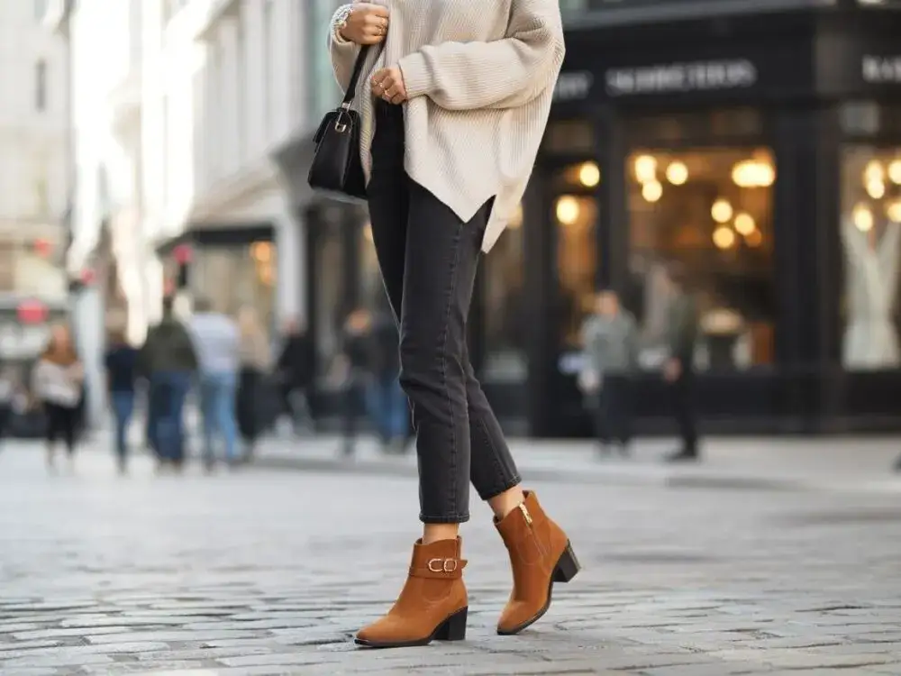 Zdjęcie Stylizacja z botkami: Jak stworzyć modne i wygodne looki na każdą okazję
