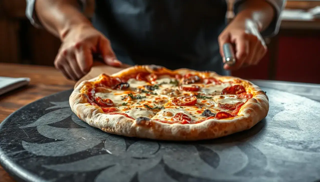 Zdjęcie Jak przełożyć pizzę na kamień bez łopatki i uniknąć problemów?