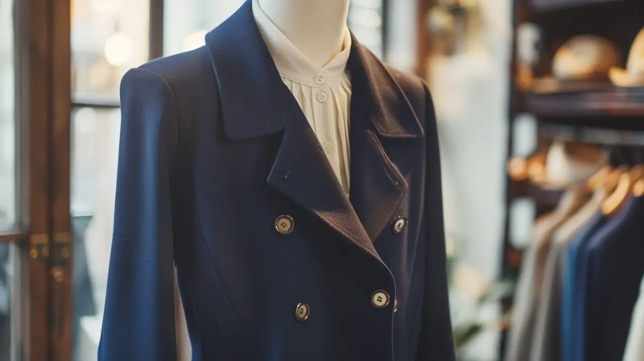 Zdjęcie Płaszcz z guzikami: klasyka w nowoczesnym wydaniu