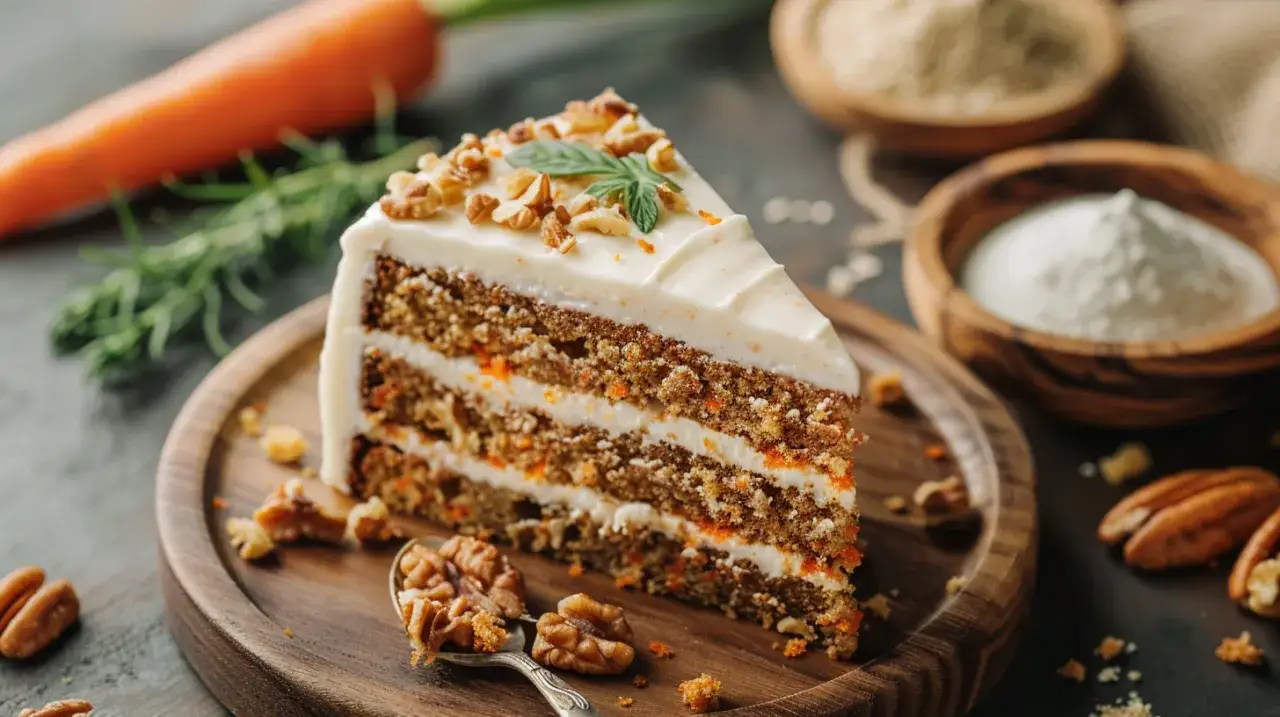 Zdjęcie Ciasto marchewkowe bezglutenowe: Fit deser bez wyrzeczeń. Jak to?