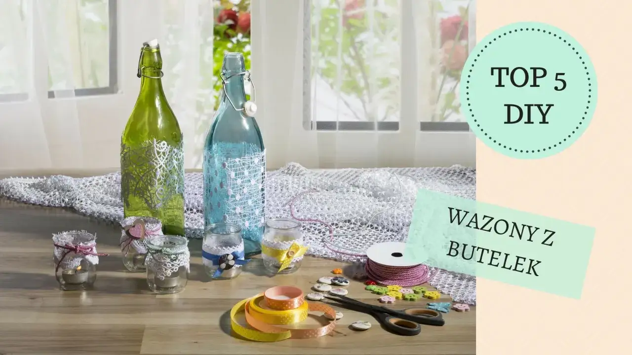 Zdjęcie Jak zrobić wazon z butelki plastikowej - proste sposoby na upcykling