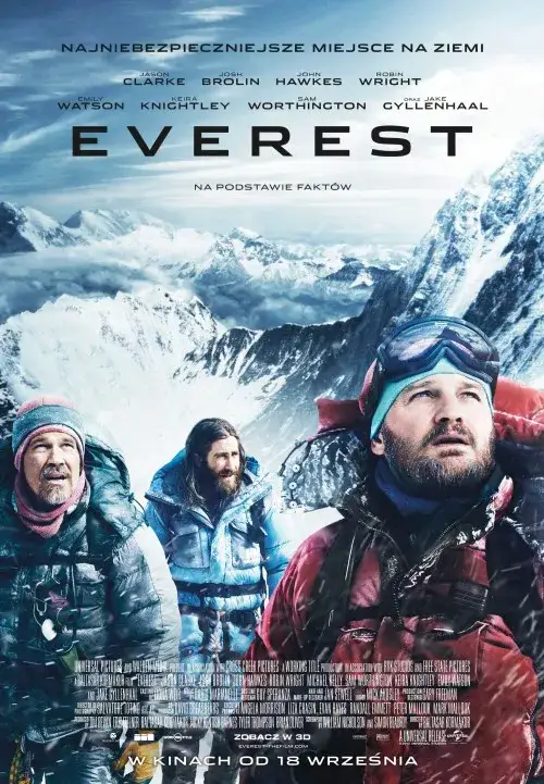 Zdjęcie Everest film kiedy w TV - poznaj daty i godziny emisji na TVN 7