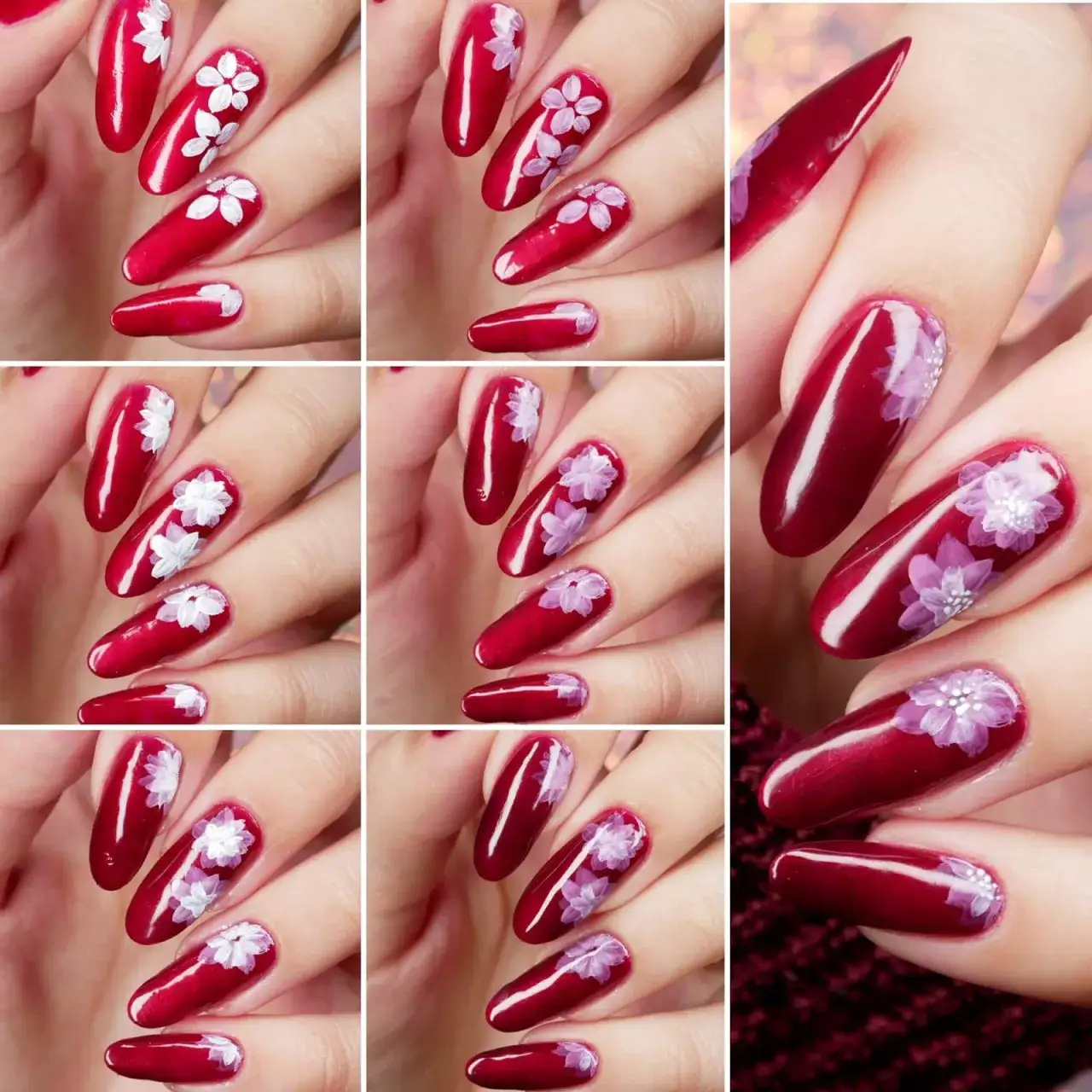 Zdjęcie Jak narysować kwiaty na paznokciach - proste techniki dla każdego