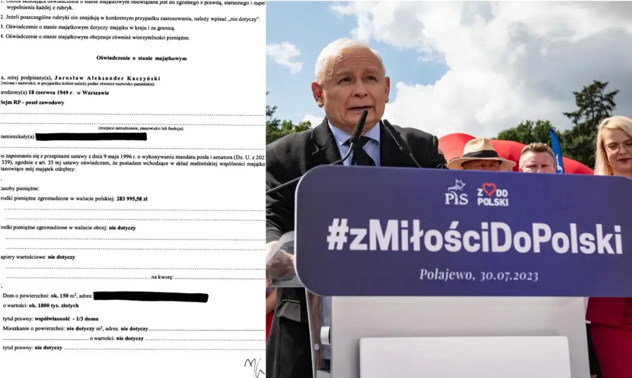 Zdjęcie Ile zarabia prezes Kaczyński? Zaskakujące fakty o jego dochodach
