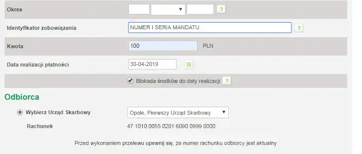 Zdjęcie Gdzie jest seria i numer mandatu? Sprawdź, jak uniknąć problemów z opłatą