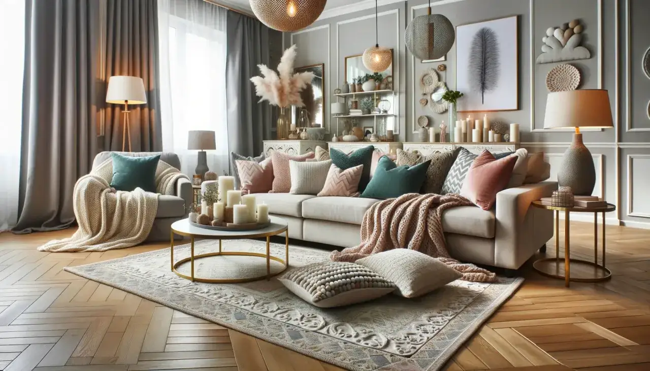 Zdjęcie Nowoczesne poduszki do salonu – jak wybrać idealne dekoracje?