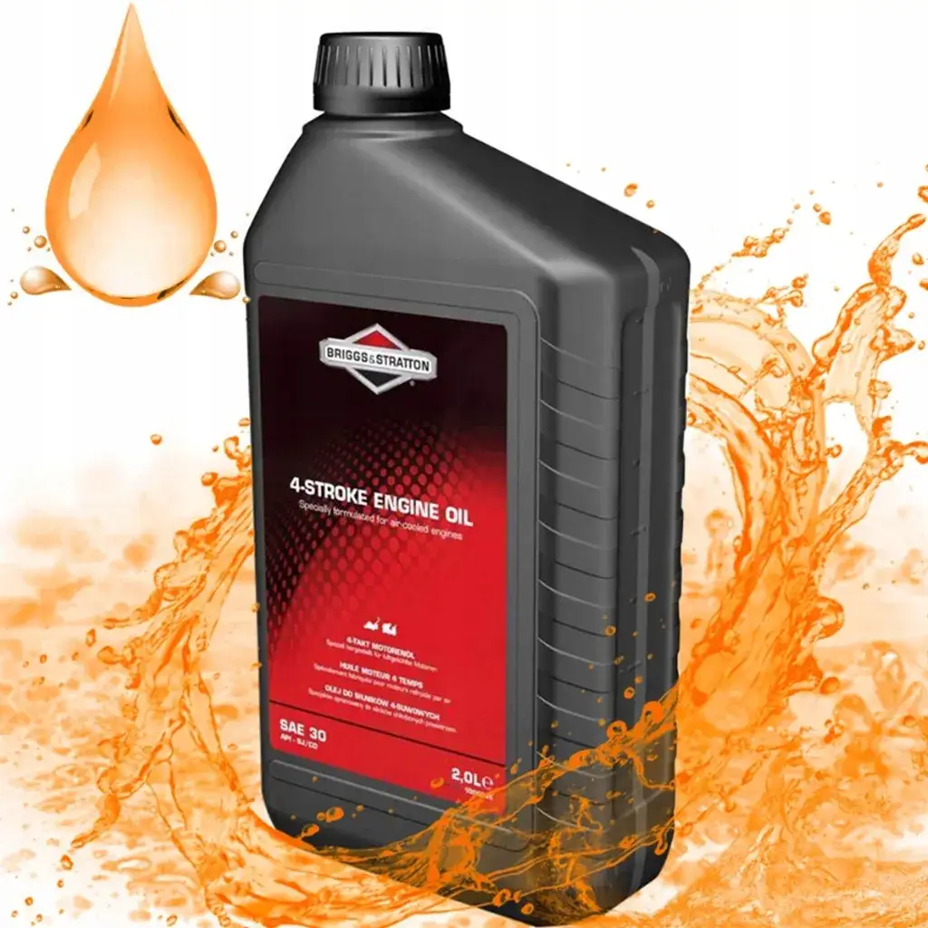 Zdjęcie Jaki olej do kosiarki Briggs &amp; Stratton? Wybierz najlepszy dla silnika