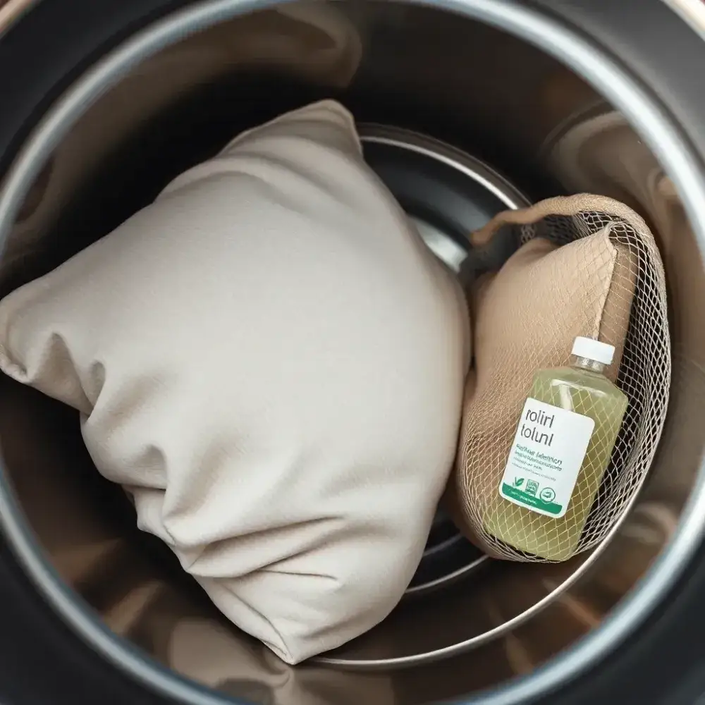 Zdjęcie Jak prać poduszki z granulatem, aby ich nie zniszczyć? Sprawdź!