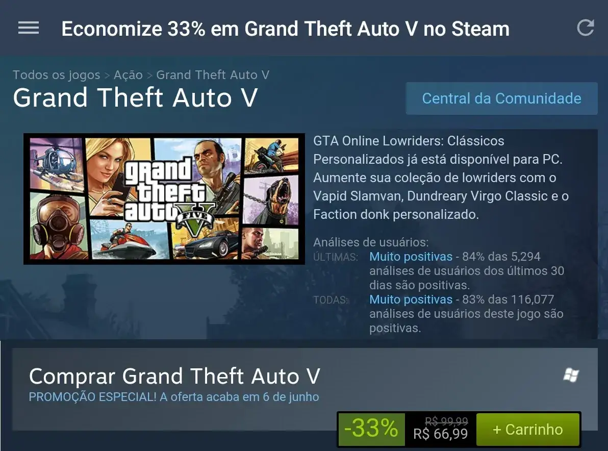 Zdjęcie Ile kosztuje GTA na Steam? Sprawdź aktualne ceny i promocje