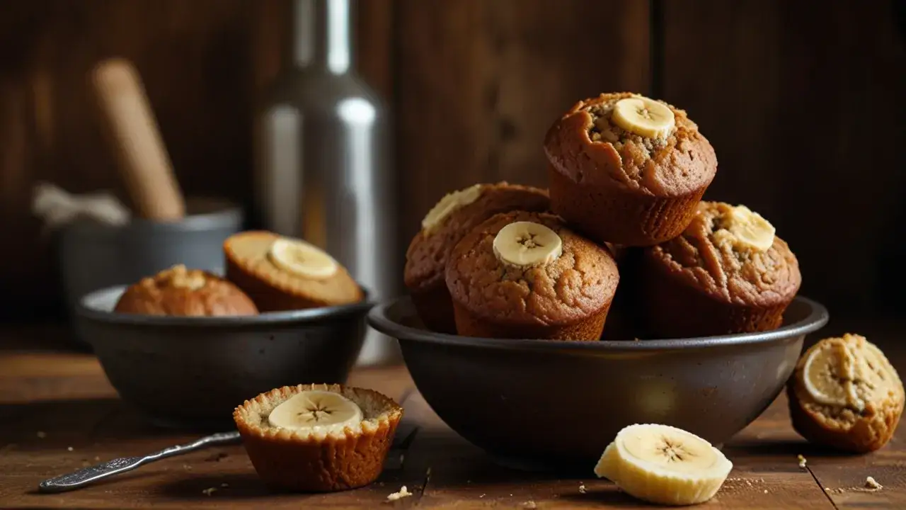 Zdjęcie Muffinki bananowe Nigelli: Sprawdź przepis na ulubione muffinki