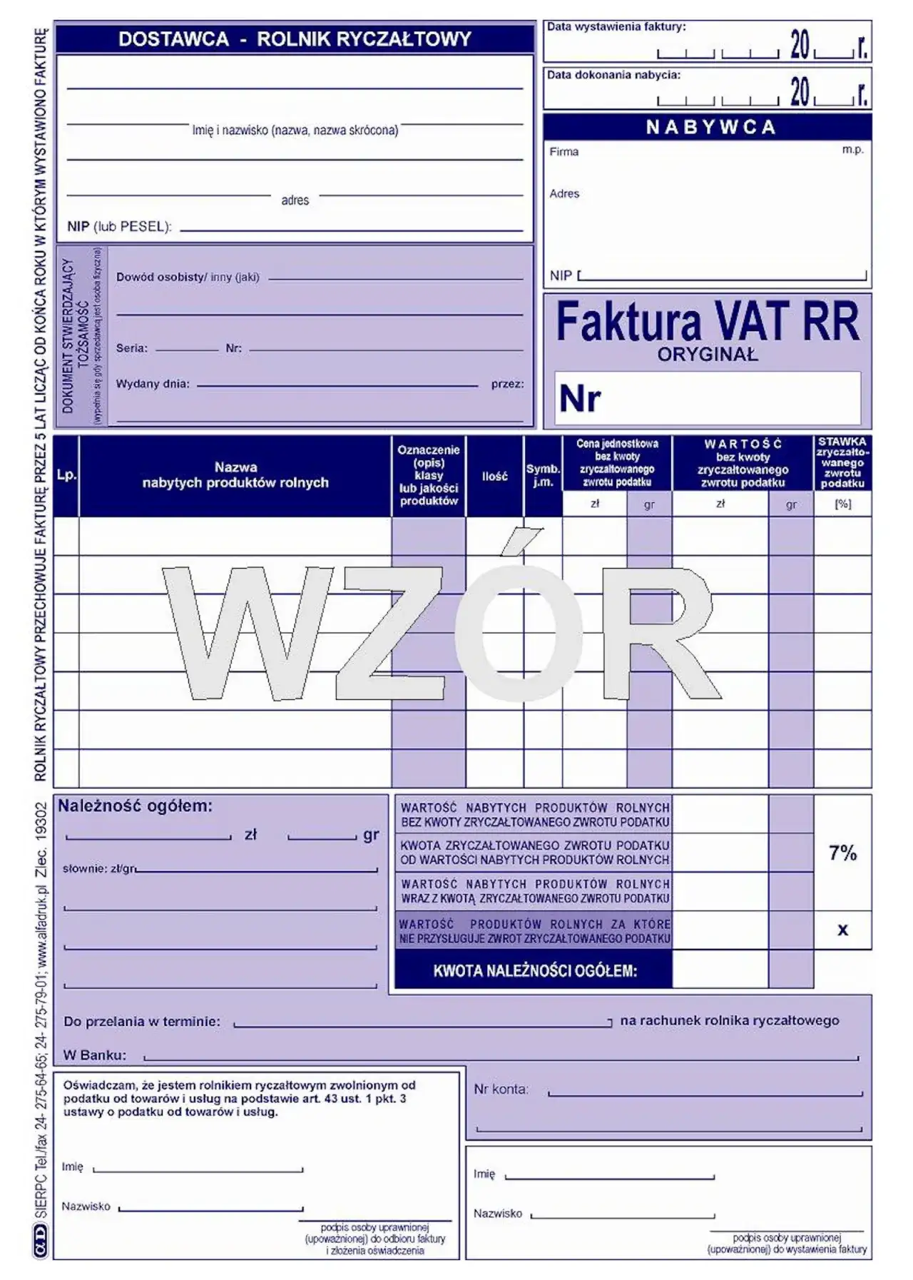 Zdjęcie Kto wystawia fakturę VAT RR? Zaskakujące zasady dla nabywców