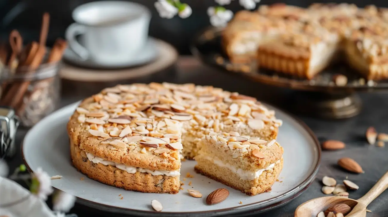 Zdjęcie Ciasto migdałek: Delikatność smaku w każdym kęsie