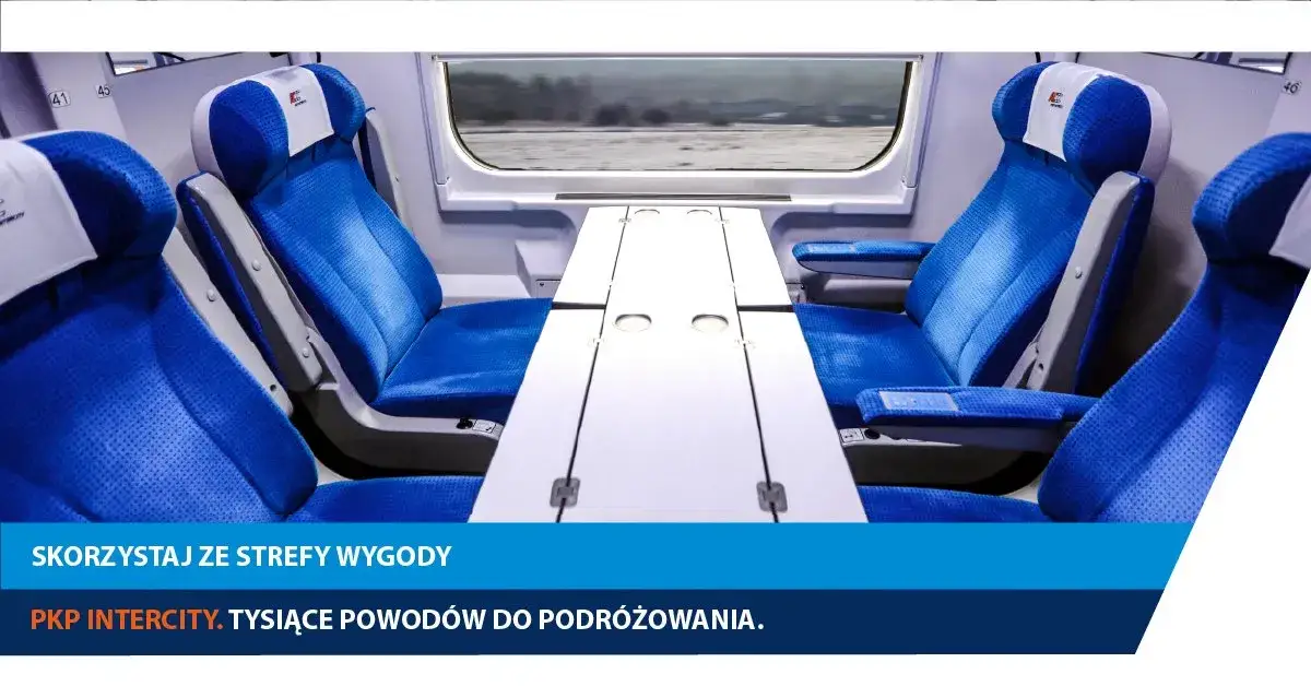 Zdjęcie Jak wygląda pociąg intercity? Zobacz jego wyjątkowe wnętrze i usługi