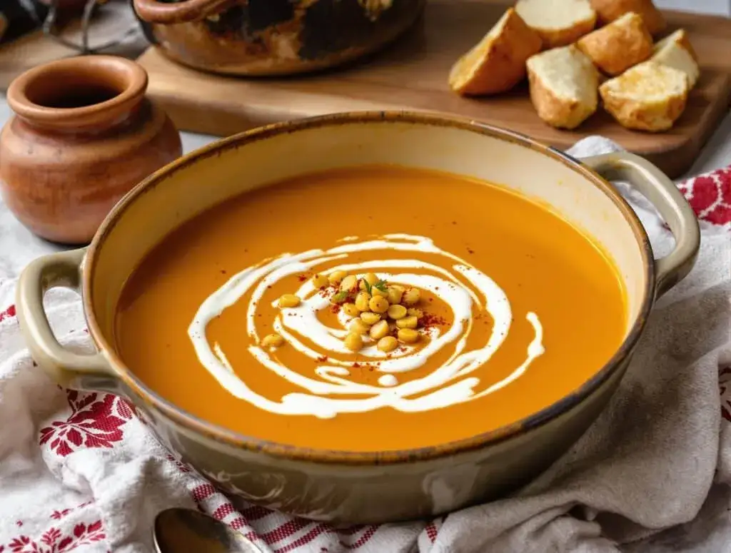Zdjęcie Recette de soupe potiron : un délice crémeux à savourer chez soi