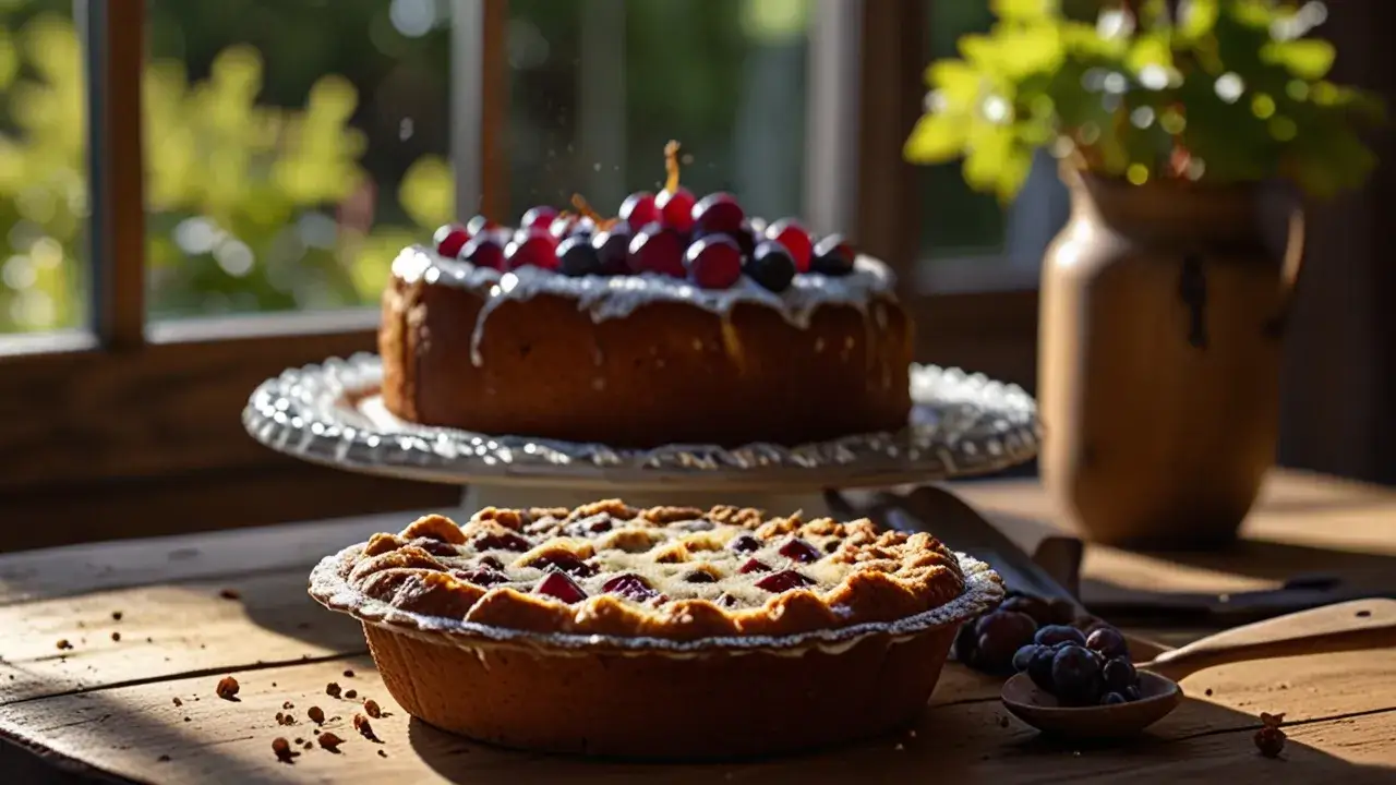 Zdjęcie Jak zrobić domowe ciasto z winogronami: Sprawdzony przepis na ciasto winogronowe