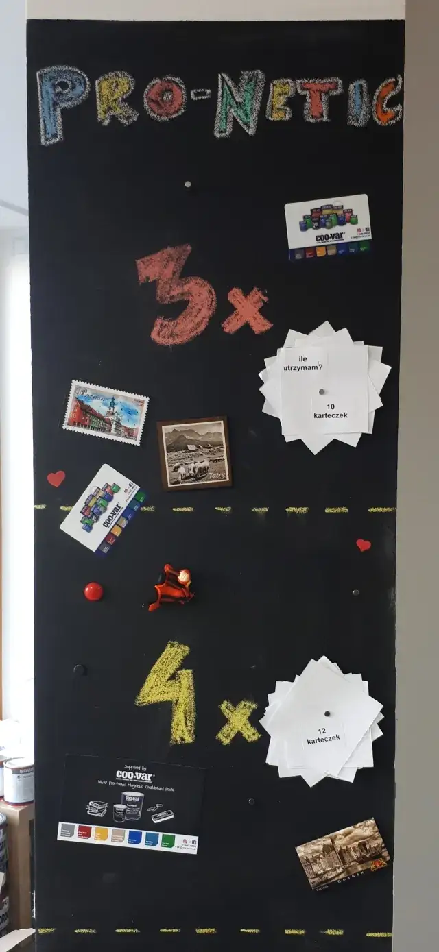 Zdjęcie Jakim wałkiem malować farbą tablicową, aby uniknąć smug i nierówności