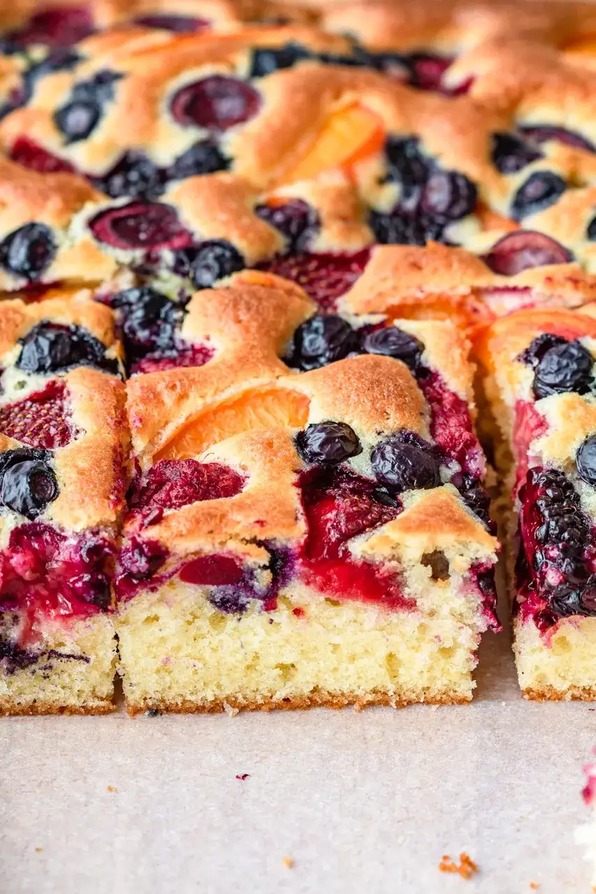 Zdjęcie Pyszny przepis na ciasto maślane z owocami, które zachwyci każdego