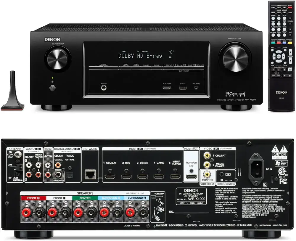 Zdjęcie Jakie kolumny do Denon AVR-X1000? Odkryj najlepsze modele i porady