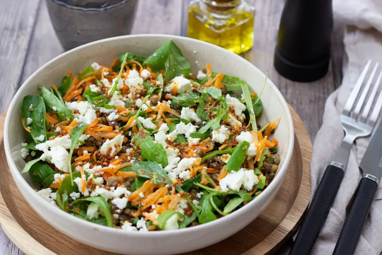 Zdjęcie Recettes savoureuses de salade de lentille feta pour des repas réussis