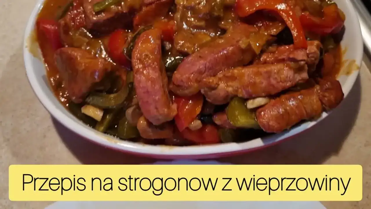 Zdjęcie Aromatyczny strogonow z wieprzowiny - przepis na pyszny obiad